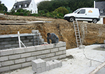 Réalisation des fondations à Saint-Ciers-sur-Bonnieure